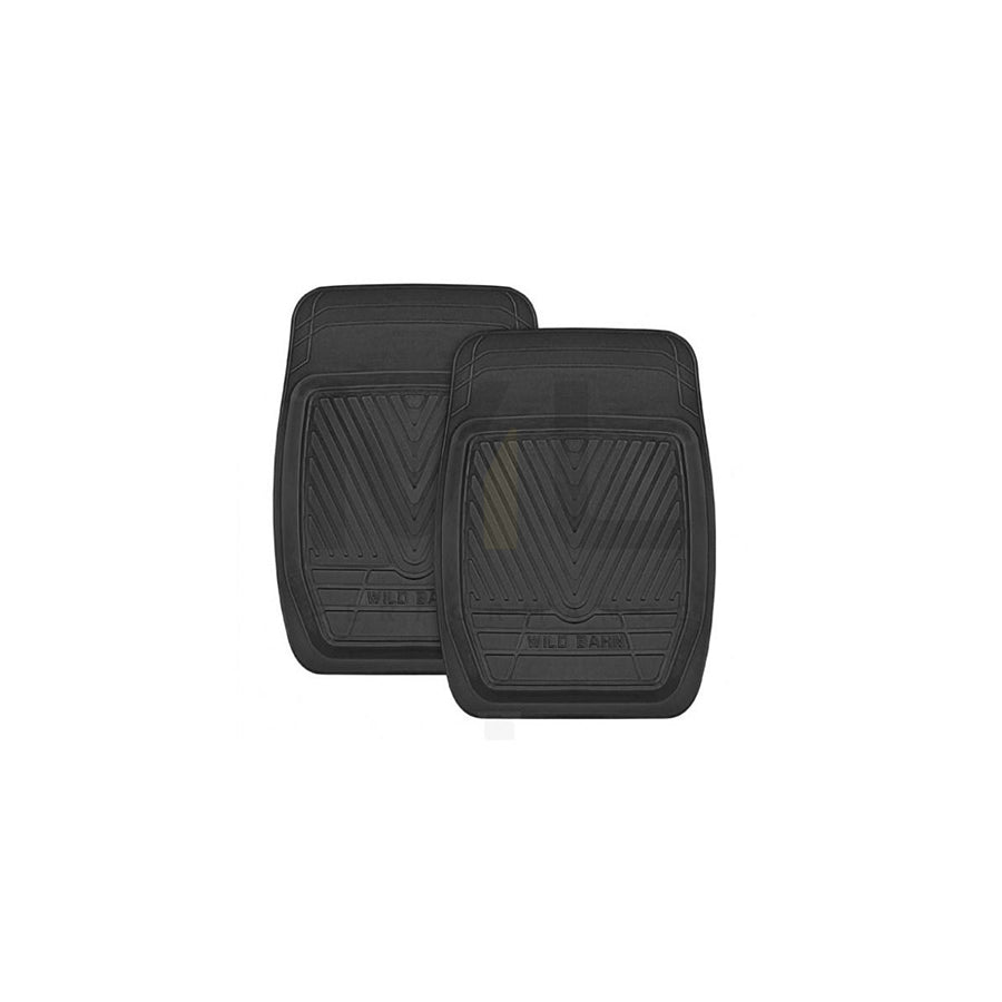 KEGEL 5-8204-785-4010 Floor mat set Elastomer, Front, Quantity: 2, Black