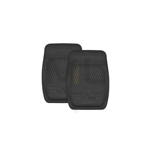 KEGEL 5-8204-785-4010 Floor mat set Elastomer, Front, Quantity: 2, Black
