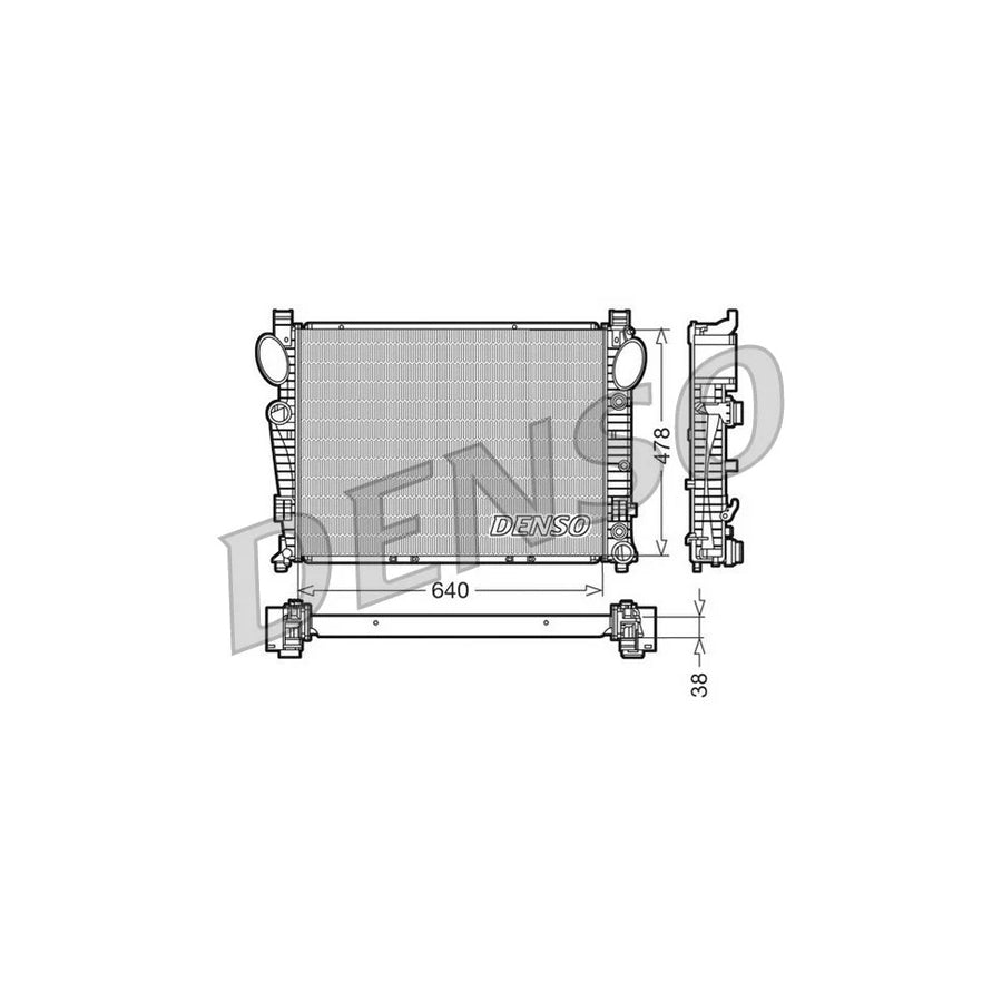 DENSO DRM17094 Engine Radiator