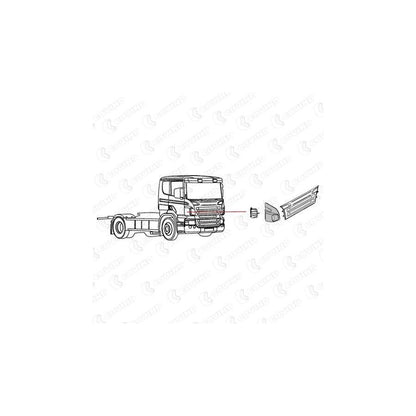 Covind Scp/160 Air Deflector, Driver Cab