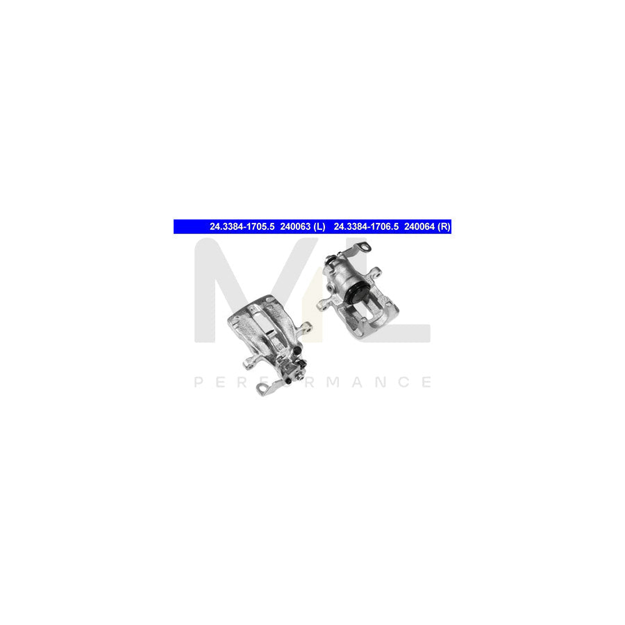 ATE 24.3384-1705.5 Brake Caliper without holder