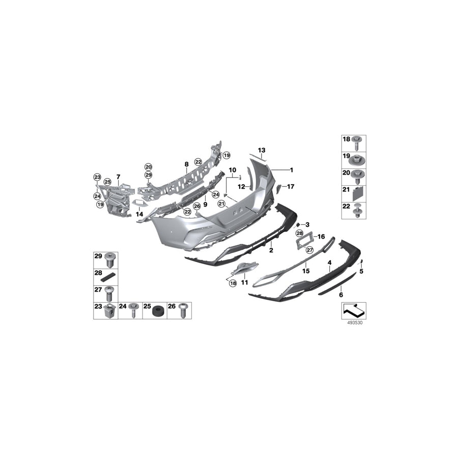Genuine BMW 51128075253 G15 G14 G16 Trim, Exhaust End Pipe, Left (Inc. 840i, 840iX & 840dX) | ML Performance US Car Parts