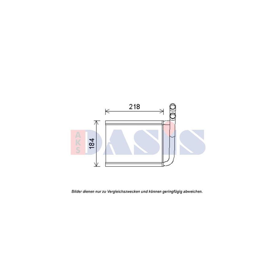 AKS Dasis 519015N Heater Matrix for KIA Rio