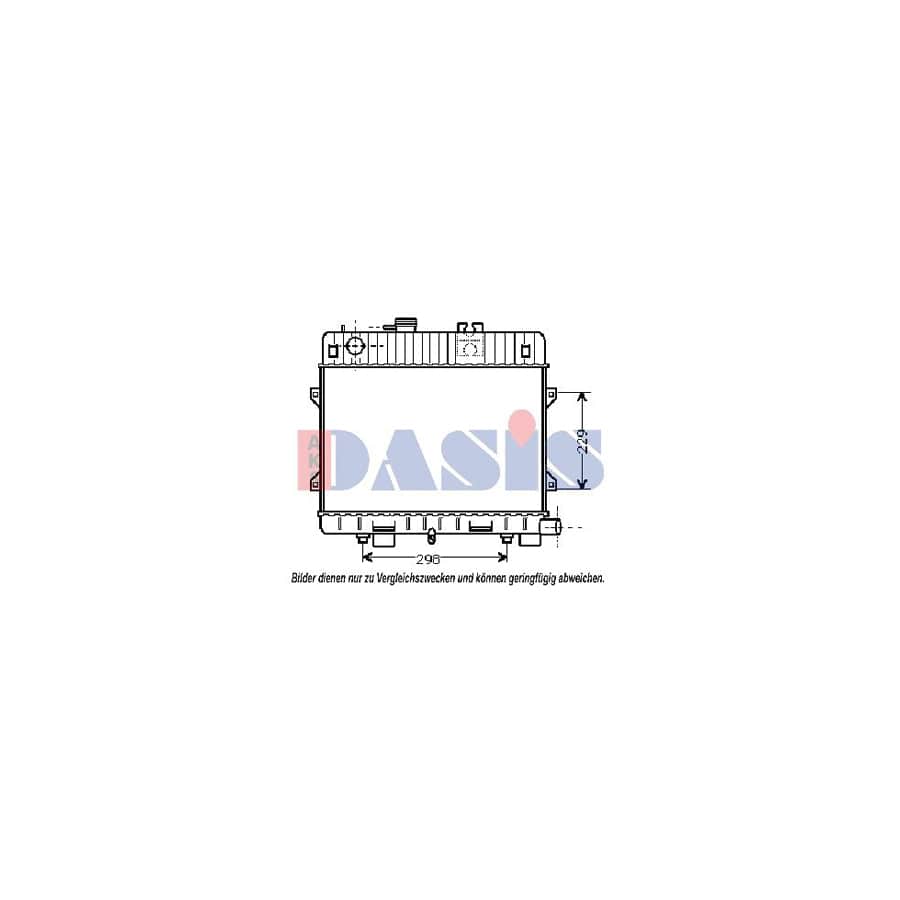 AKS Dasis 050340N Engine Radiator