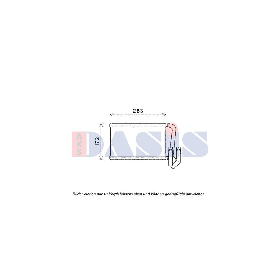 AKS Dasis 519017N Heater Matrix for KIA Sorento I (Jc)