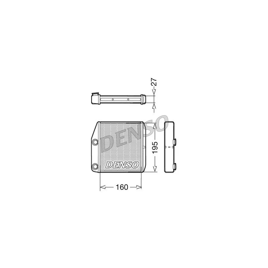 DENSO DRR09075 Heater Matrix