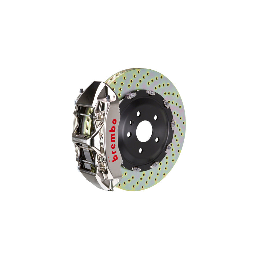 Brembo 1N1.9011AR Audi S3 Front GT-R 6-Pistons Drilled 2-piece Big Brake Kit 380x34mm | ML Performance US Car Parts