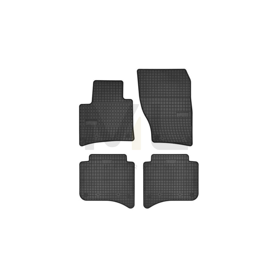 FROGUM Tailored 0407 Floor mat set Elastomer, Front and Rear, Quantity: 4, Black, (LHD)
