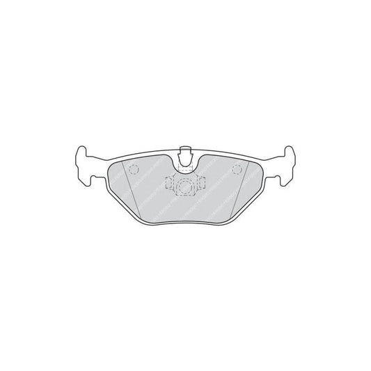 Ferodo Fsl1167 Brake Pad Set Fuse+ Technology, Not Prepared For Wear Indicator | ML Performance Car Parts