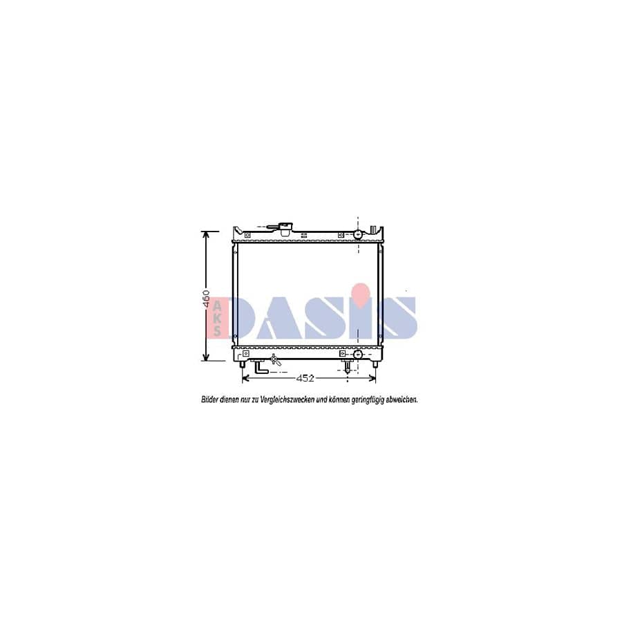 AKS Dasis 320011N Engine Radiator