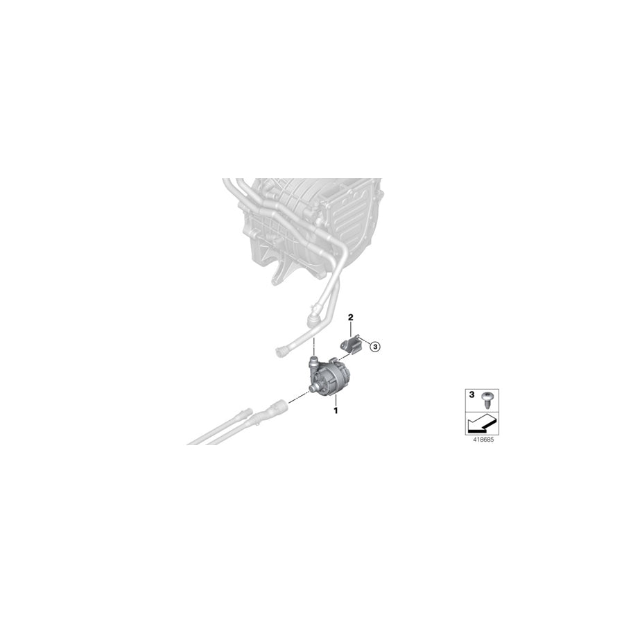 Genuine BMW 11518602968 Holder (Inc. i3) | ML Performance US Car Parts