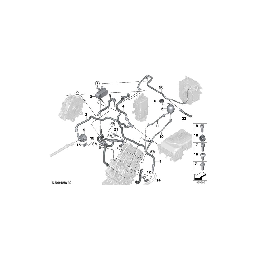 Genuine BMW 11518602939 Bracket For Electric Water Pump (Inc. i3) | ML Performance US Car Parts