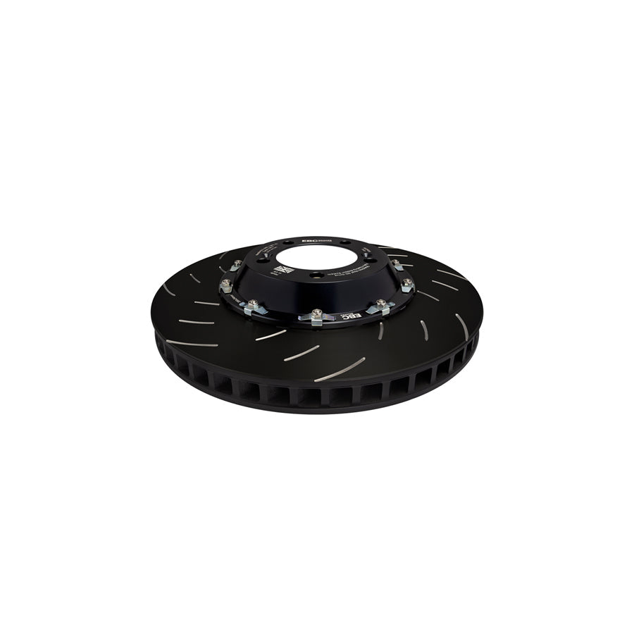 EBC SG2F016 Porsche Racing 2 Piece Floating SG Grooved Discs Front (Complete Assembly) - Brembo Caliper 1 | ML Performance US Car Parts