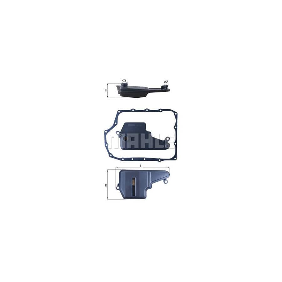 Mahle Original Hx 193D Hydraulic Filter, Automatic Transmission