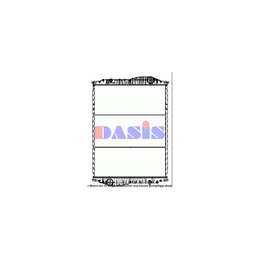 AKS Dasis 460380N Engine Radiator
