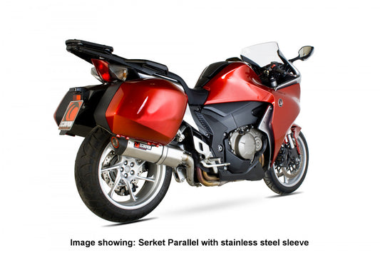 Scorpion RHA105CEO Honda VFR1200 Serket Parallel Slip-On - Carbon Fibre Sleeve | ML Performance US US