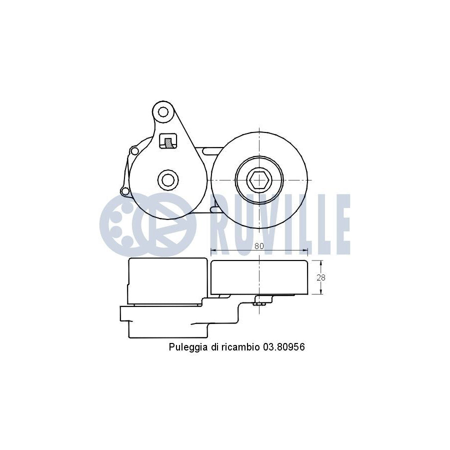 Ruville 59993 Alternator Freewheel Clutch