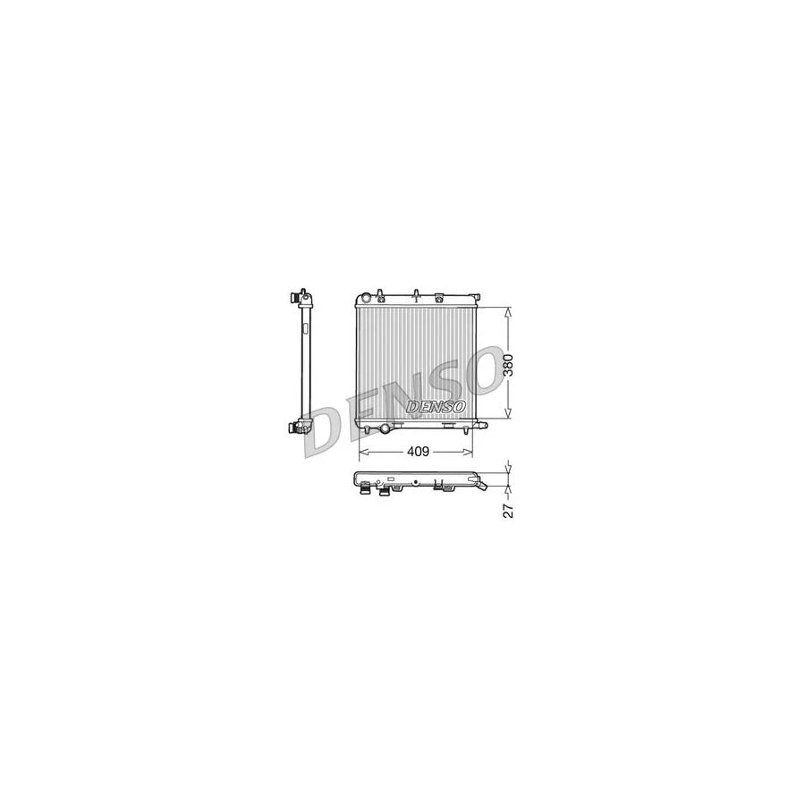DENSO DRM21026 Engine Radiator