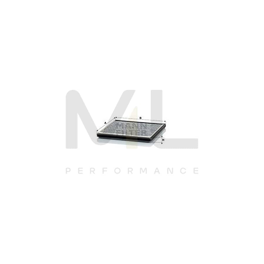 MANN-FILTER CUK 2225 Pollen filter Activated Carbon Filter