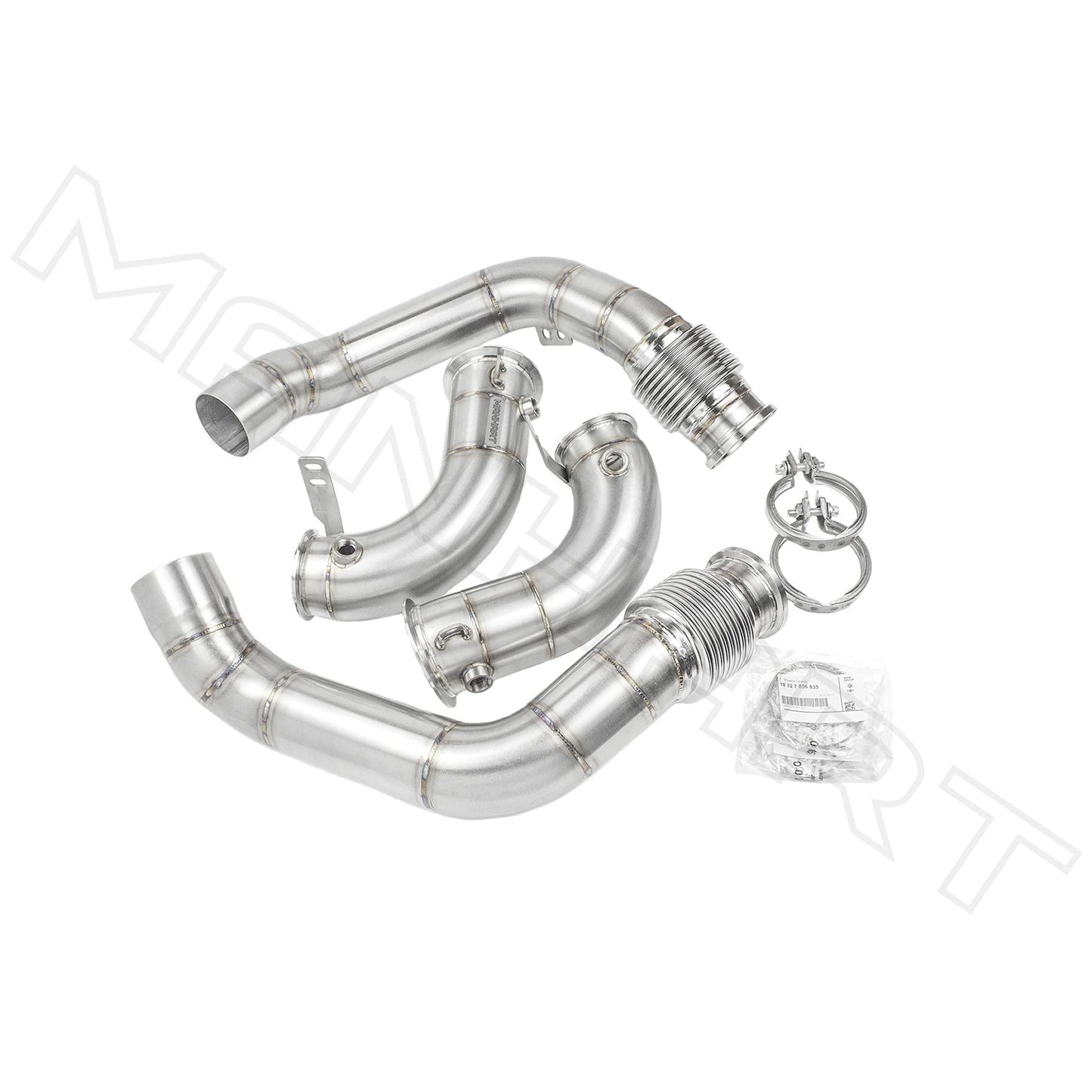 MANHART MH5F9011101_M8 DOWNPIPES RACE FOR BMW F9X M8 (COMPETITION) CAT-REPLACEMENT (PART 2 OF 2)