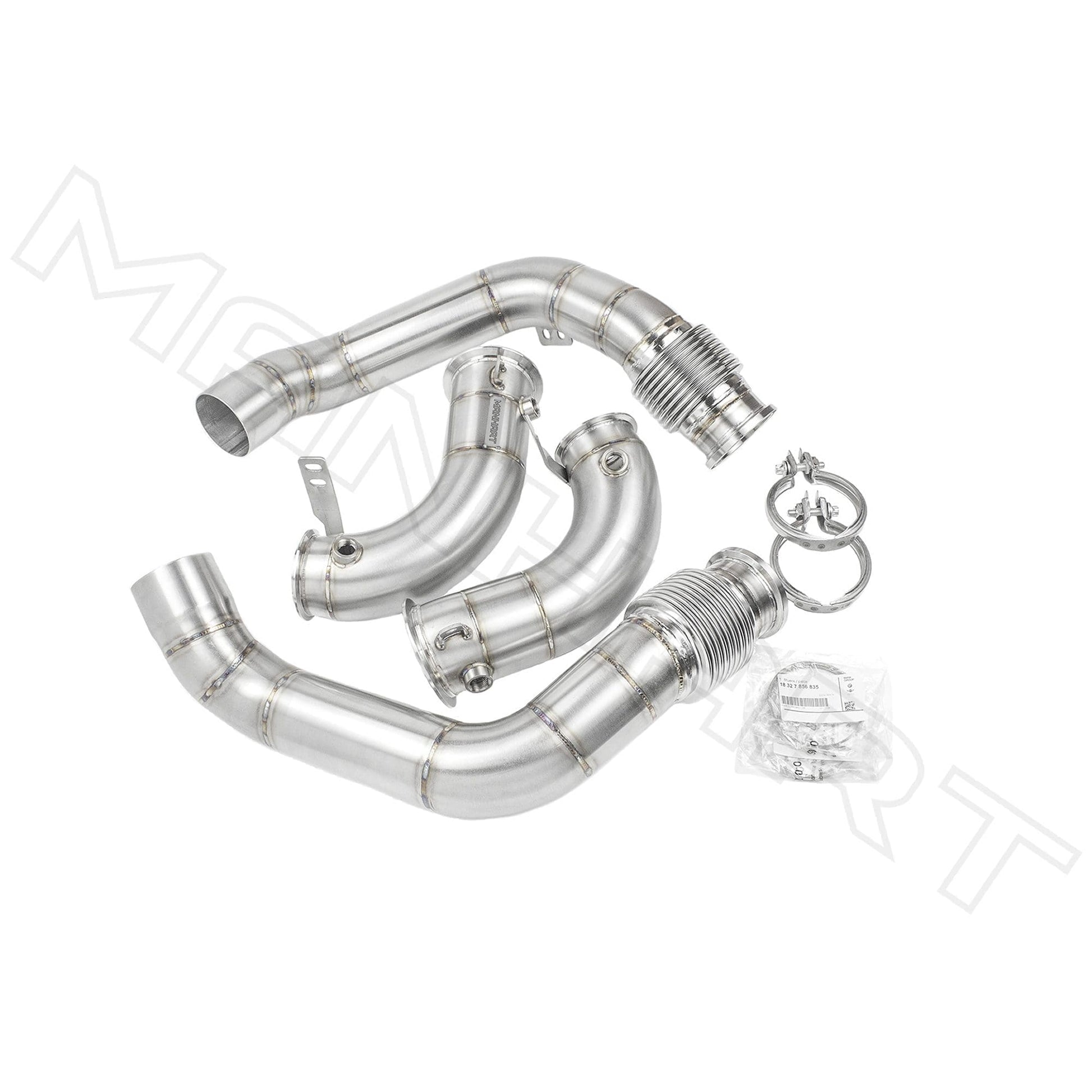 MANHART MH5F9011101_M8 DOWNPIPES RACE FOR BMW F9X M8 (COMPETITION) CAT-REPLACEMENT (PART 2 OF 2)
