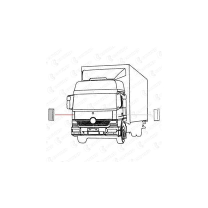 Covind 973/160 Air Deflector, Driver Cab