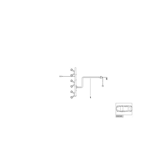 Genuine BMW 12517526695 E53 Wiring Harness, Engine Ignition Module (Inc. X5 3.0i) | ML Performance US Car Parts