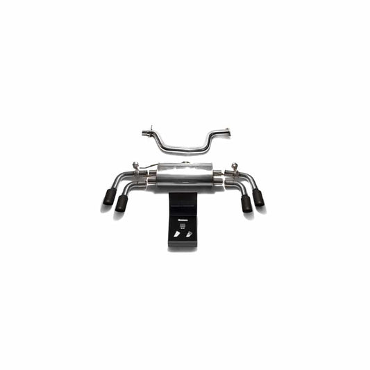 Armytrix AU8JT-QS11M Valvetronic Exhaust System Audi TT MK2 8J 2007-2014 with Quad Matte Black 3.5"
