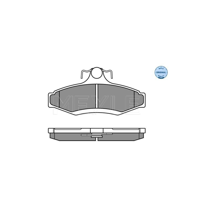 Meyle 025 232 3714 Brake Pad Set