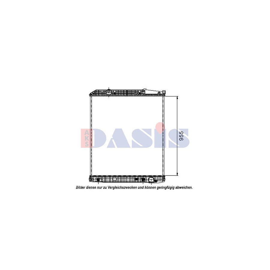 AKS Dasis 132100S Engine Radiator