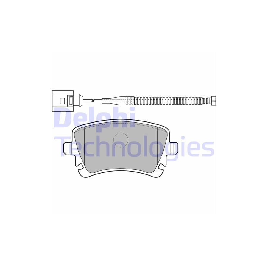 Delphi Lp1860 Brake Pad Set