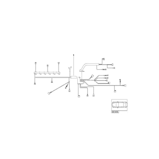 Genuine BMW 12517513545 E36 Engine Wiring Harness, Engine Module (Inc. Z3) | ML Performance US Car Parts