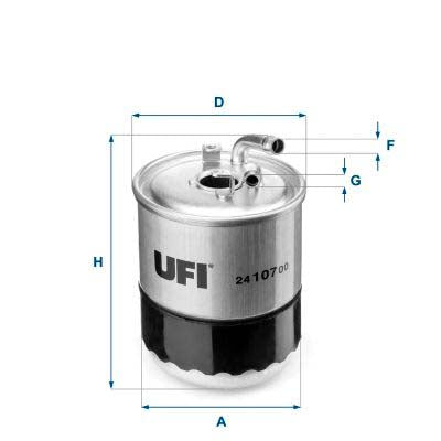 UFI 24.107.00 Fuel Filter