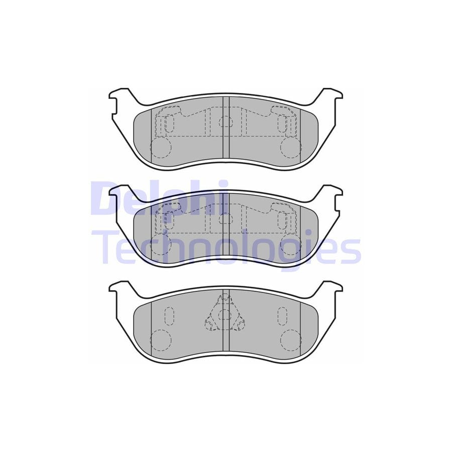 Delphi Lp1859 Brake Pad Set