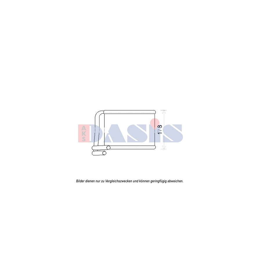 AKS Dasis 519023N Heater Matrix for KIA Sorento II (XM)