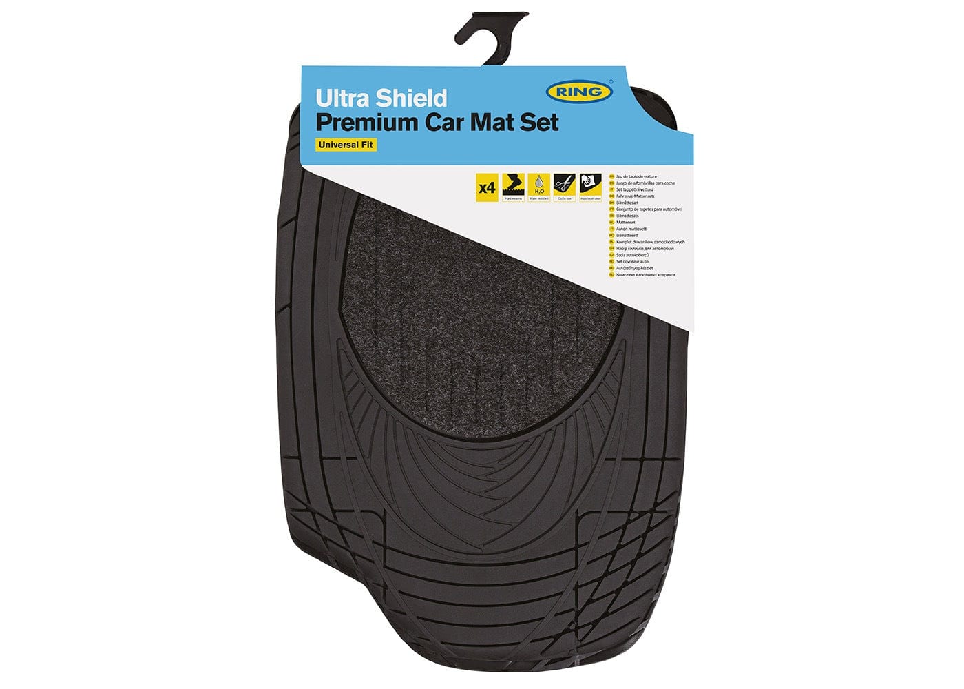 RING RMAT17 Ultra Shield 4000 - Black (Set of 4)