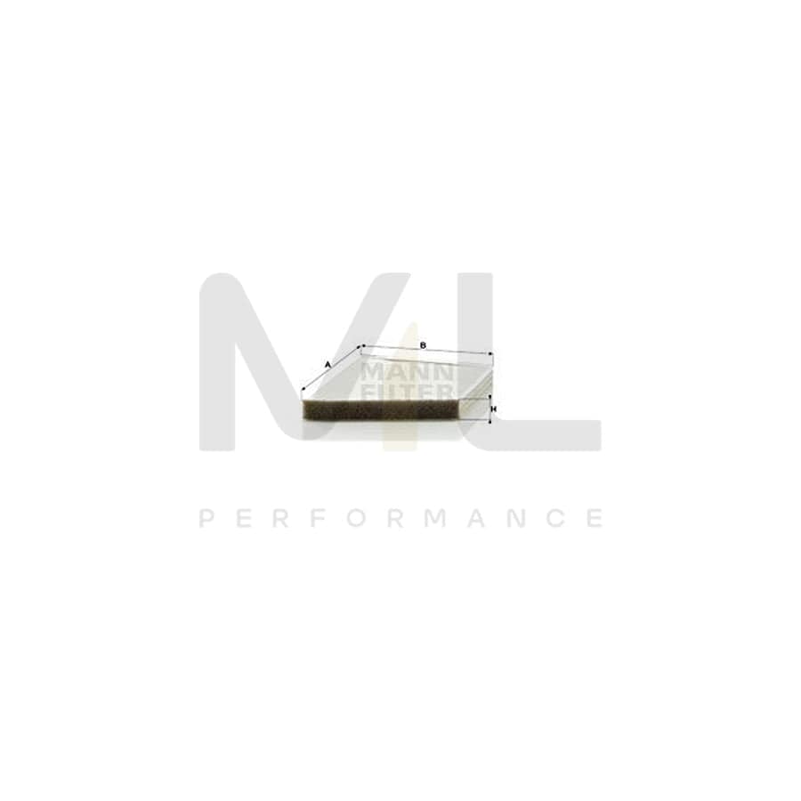 MANN-FILTER CU 2337/1 Pollen filter for DAEWOO NUBIRA Particulate Filter