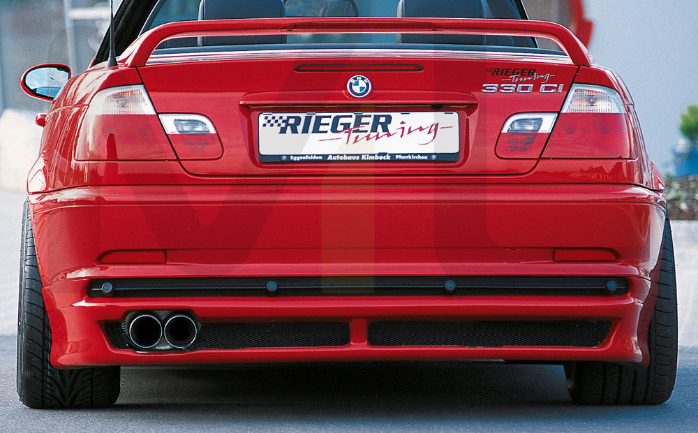 Rieger 00050205 BMW 3 Series E46 Rear Diffuser 4 | ML Performance UK Car Parts