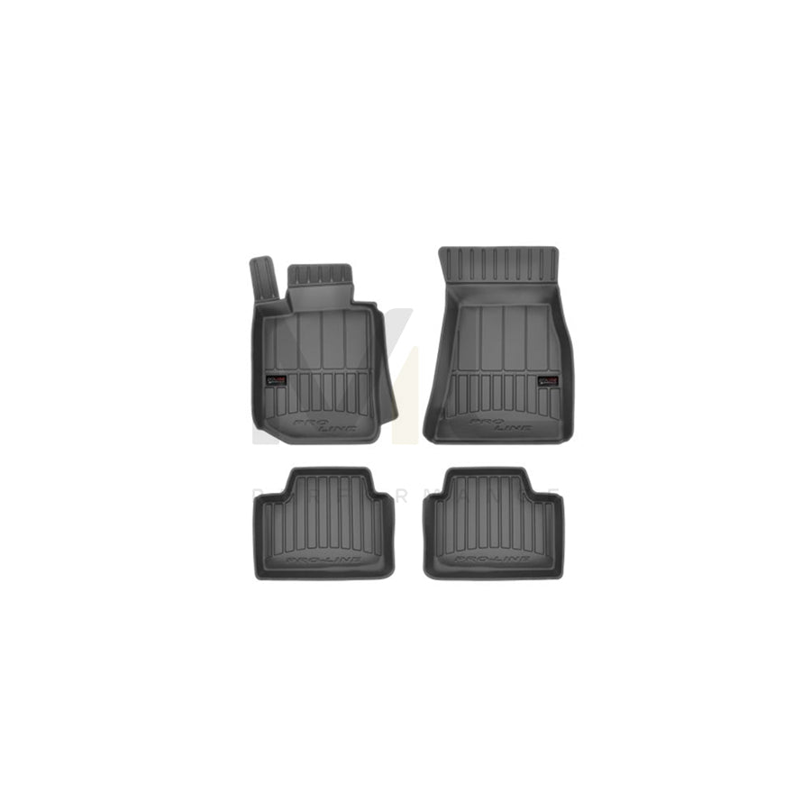FROGUM 3D407893 Floor mat set for BMW 3 Saloon (G20) Elastomer, Front and Rear, Quantity: 4, Black