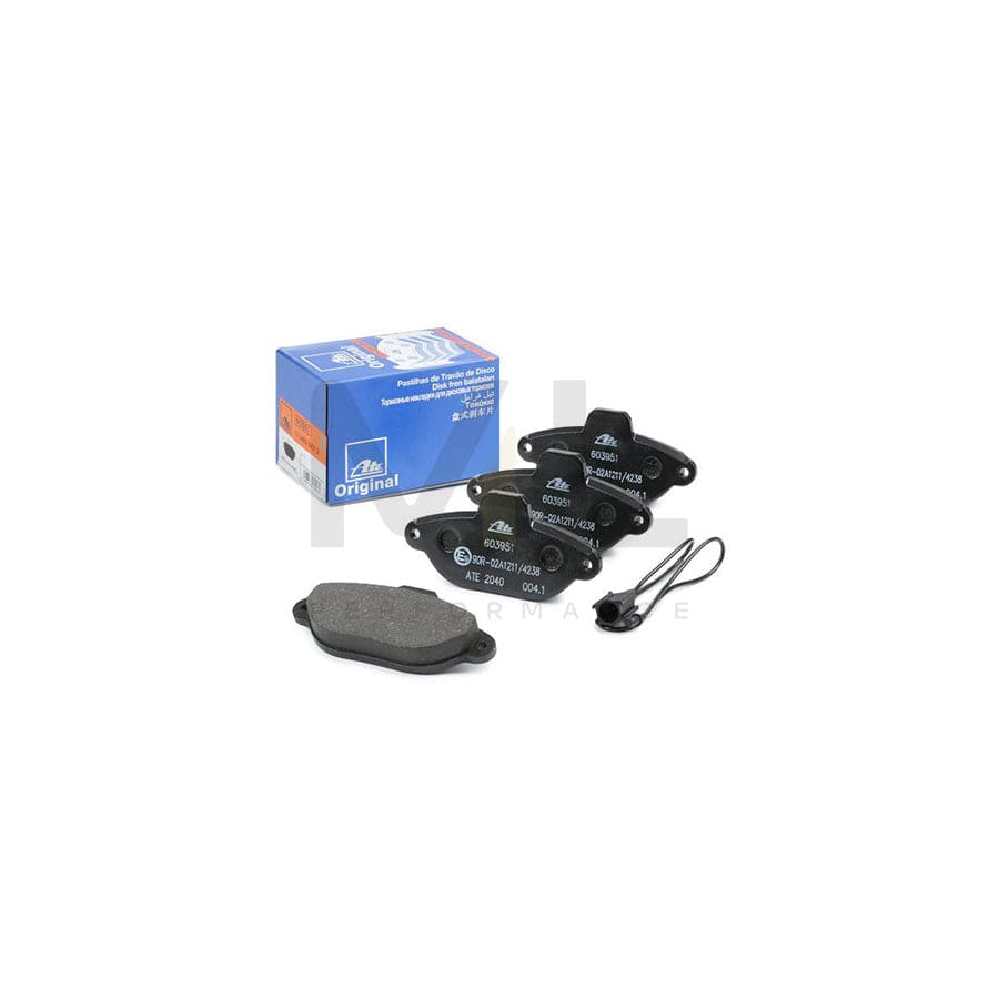 ATE 13.0460-3951.2 Brake pad set incl. wear warning contact