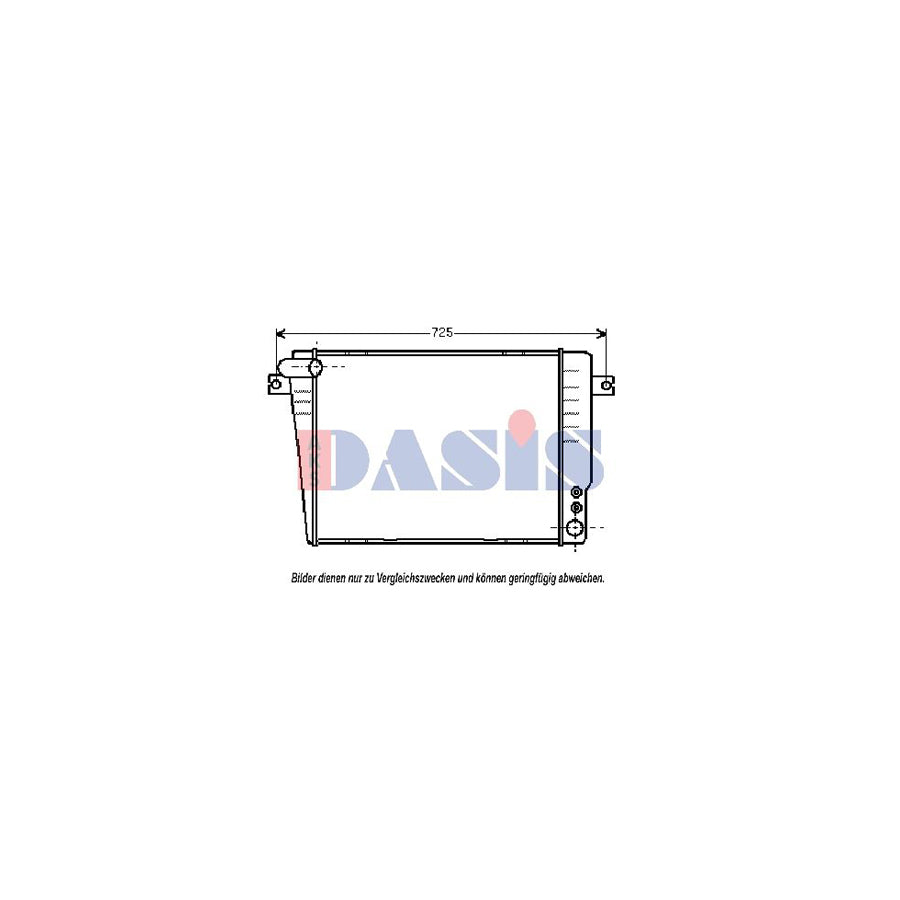 AKS Dasis 050450N Engine Radiator for BMW 5 Saloon (E28)
