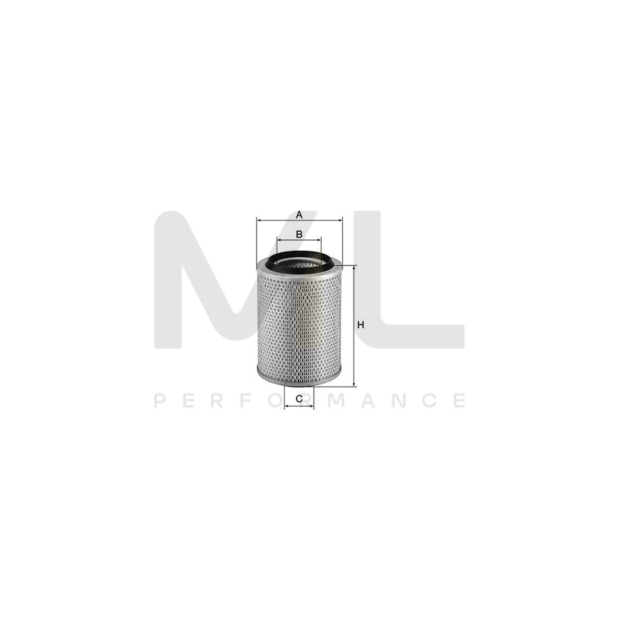 MANN-FILTER C 17 190 Air Filter for VW TRANSPORTER Filter Insert