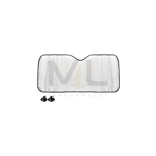 AMiO 01535 Car sun shade Silver, PE (Polyethylene), Quantity: 1