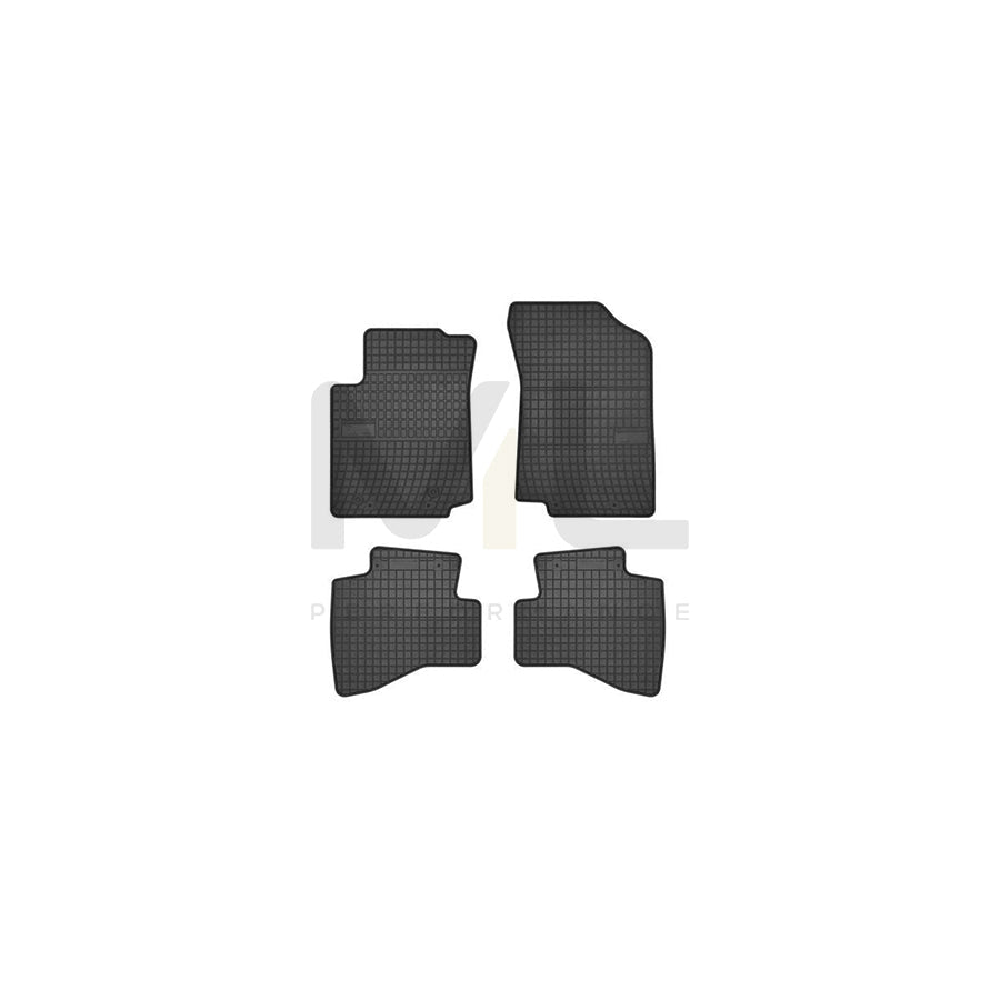 FROGUM Tailored 542735 Floor mat set Elastomer, Front and Rear, Quantity: 4, Black, (LHD)