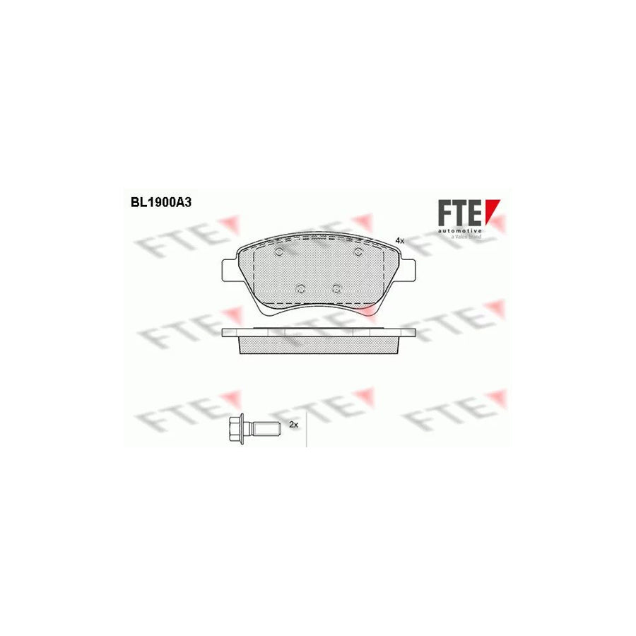 FTE Bl1900A3 Brake Pad Set