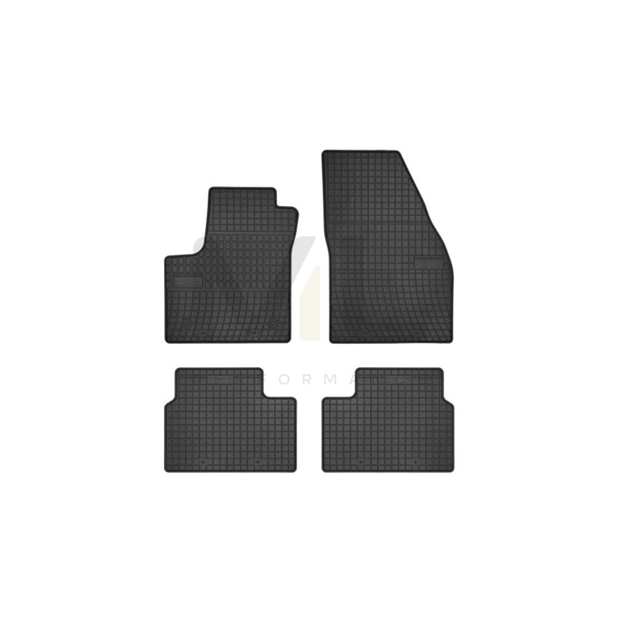 FROGUM Tailored 546108 Floor mat set for OPEL MERIVA Elastomer, Front and Rear, Quantity: 4, Black, (LHD)