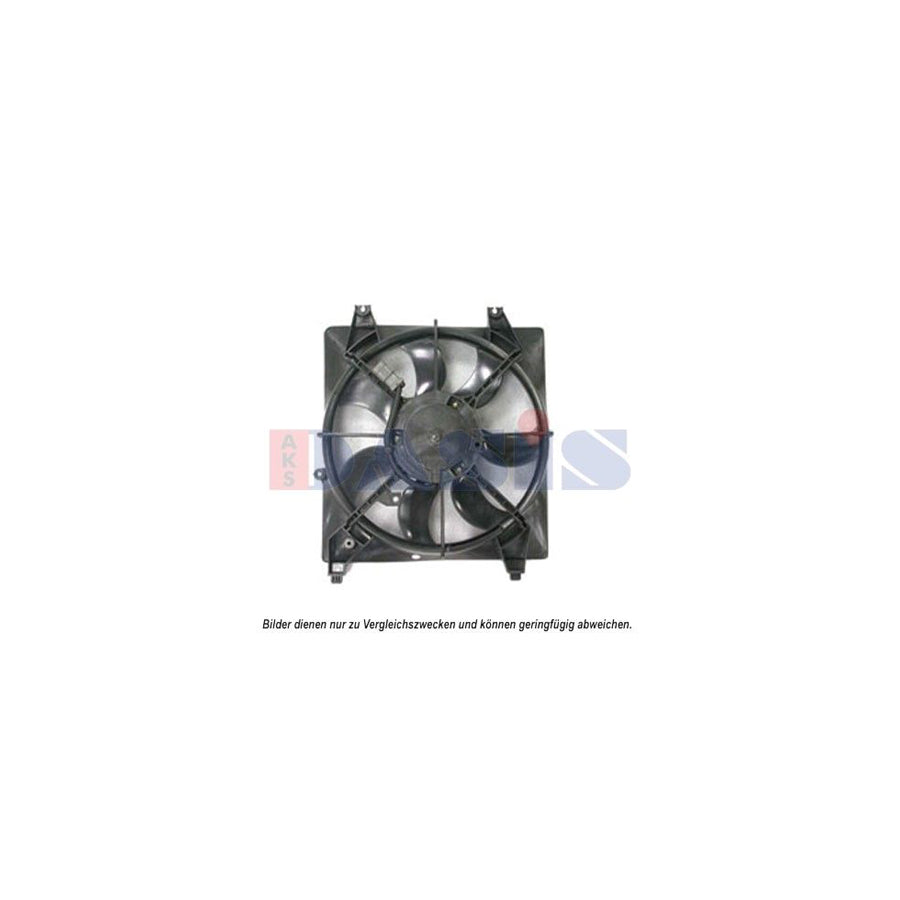 AKS Dasis 568059N Fan, Radiator for Hyundai Santa Fe