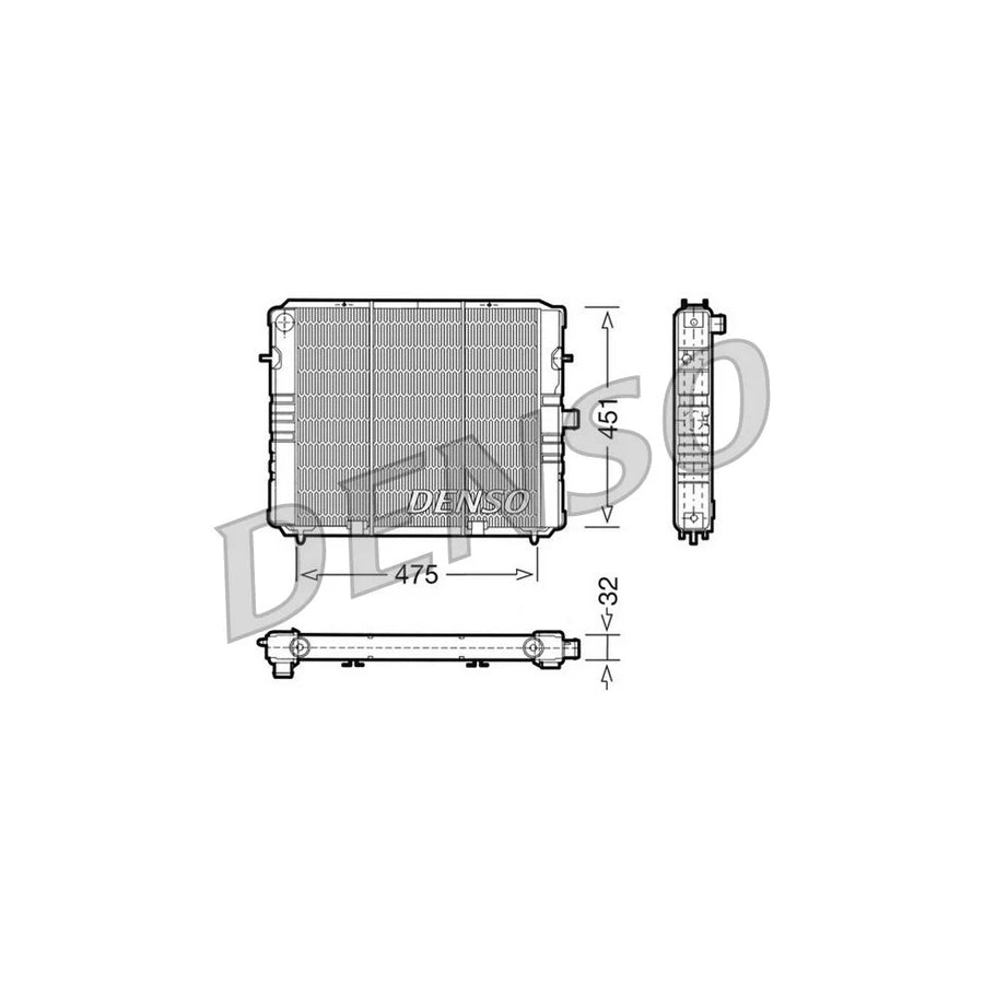DENSO DRM20076 Engine Radiator
