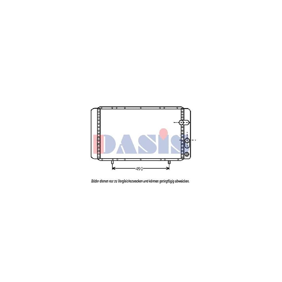 AKS Dasis 180041N Engine Radiator for Renault 21