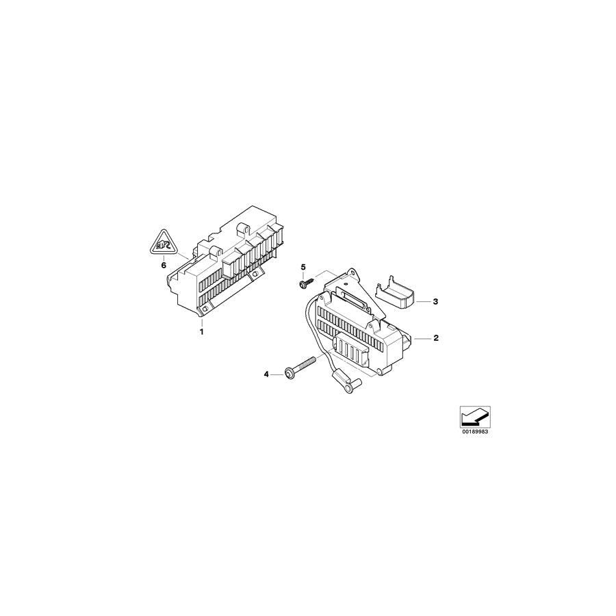 Genuine BMW 61136900560 E65 E66 Universal Socket Housing Maxi-Dfk 8 POL. /Z-CODE (Inc. 760i, 730Li & 735i) | ML Performance US Car Parts